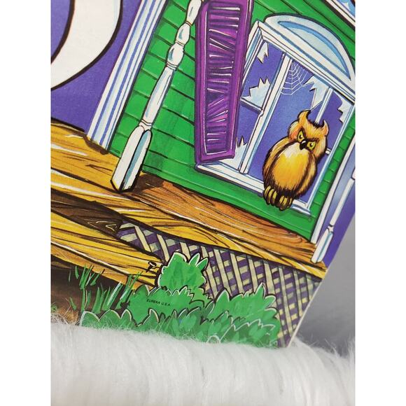 Vintage Hanging GHOST Halloween Decoration Cut HAUNTED HOUSE - Picture 3 of 6